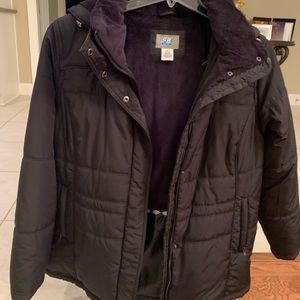 Winter coat soft fuzzy inside